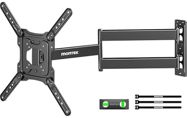 monTEK Long Arm TV Wall Mount for Most 23-65 Inch TVs, 29 Inch Long Extension TV Mount Swivel and Tilt, Full Motion Wall Mount Tv Bracket Fit Max VESA 400 x 400mm, Up to 77 lbs