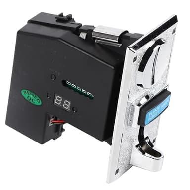 High Accuracy Acceptor with CPU Control for Vending Machine Parts, Game Mechanisms, and Operated Devices - Accepts 6 Types of Precision Parts