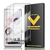 Tempered Glass For Google Pixel 6 Pro Screen Protector[3 Pcs], Easy installation, 9H hardness Scratch resistant, Fingerprint Compatible with Pixel 6 Pro Glass Screen Protector