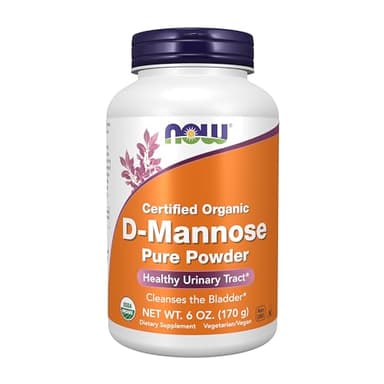 NOW Foods Supplements, D-Mannose Powder, Non-GMO Project Verified, Healthy Urinary Tract*, 6-Ounce
