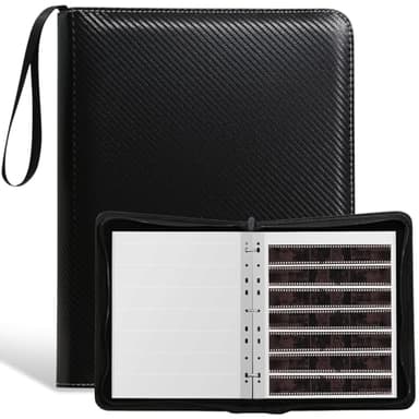 35mm Film Negative Storage Kit - 50 Pcs Sleeves, 135 Film Binder Box, Acid-Free Protector