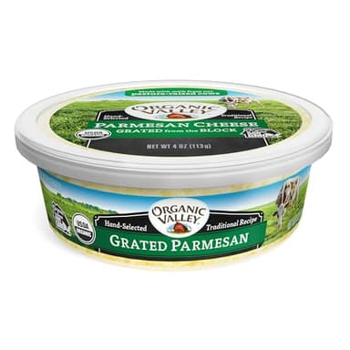 Organic Valley Grated Organic Parmesan Cheese