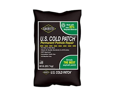 SAKRETE | U.S. Cold Patch Permanent Pothole Repair | 50 lb