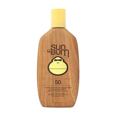 Sun Bum Original SPF 50 Sunscreen Body Lotion - Broad Spectrum Moisturizing Sunscreen with Vitamin E - Hawaii 104 Act Compliant (Made without Octinoxate & Oxybenzone) - 8 oz