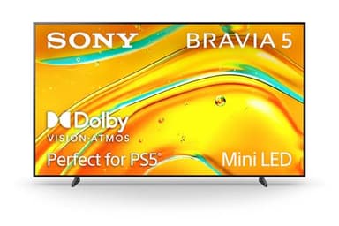 Sony BRAVIA 5 98 Inch TV, Mini LED, 4K Smart Google TV, XR Processor with AI Technology,120hz Television with Dolby Vision/Atmos, Exclusive Features for PlayStation®5, K-98XR50, 2025 Model