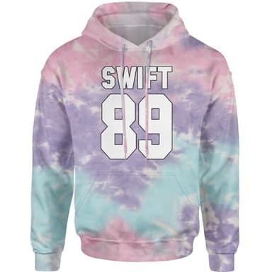Expression Tees Hoodie Swift 89 TTPD Adult Large Cotton Candy