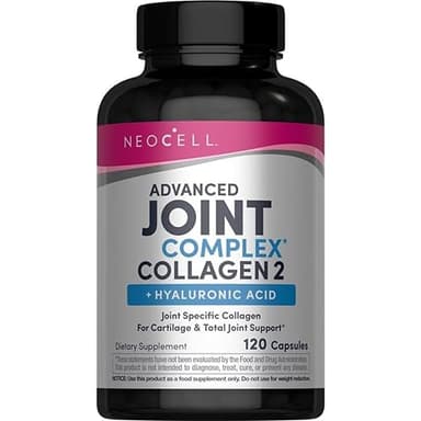 NeoCell Joint Complex Supplement | 120 Capsules | Plus Hyaluronic Acid | Collagen Type II | Advanced Formula