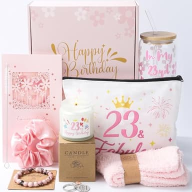 Splendest 23rd Birthday Gifts Ideas For Women,23rd Birthday Gifts For Her,Best Presents For 23 Year Old Girls,23 Years Old Decorations For Best Friends Daughter Sister Her Girlfriend