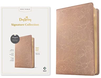 NLT Super Giant Print Bible, DaySpring Signature Collection, Filament Enabled (LeatherLike, Blush Floral, Red Letter): DaySpring Signature Collection