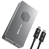 ACASIS 40Gbps M.2 NVMe SSD Enclosure with Cooling Fan, Tool Free Installation, TBU 401 Pro for M1 M2 Pro/Max, Compatible with USB4/3.2/3.1/3.0/2.0, Support SSD Size 2280 B+M M-Key (SSD Not Include)