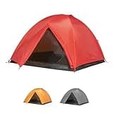 TETON Sports Mountain Ultra Tent; 4 Person Backpacking Dome Tent for Camping; Red (2008RD)