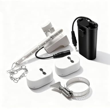 Automatic Toilet Sensor Flusher Kit Off-Seat&Hand Sensing 2 Smart Auto flush System,Touchless Toilet Flush For Side-pull standard toilet part Buit-in 3600mAH lithium battery