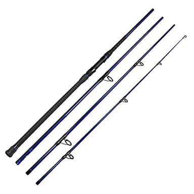Fiblink Surf Spinning Fishing Rod Carbon Fiber Travel Fishing Rod(11-Feet & 12-Feet & 13-Feet & 15-Feet) (15 Feet - 4 Piece)