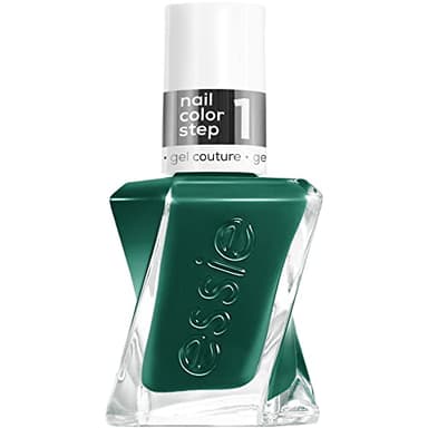 essie gel couture, Long-Lasting Nail Polish, 8-free Vegan, Fashion Freedom, Green, In-Vest In Style, 0.46 fl oz