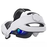 Kuject Design Comfort Head Strap Accessories for Quest 3S/Quest3, Elite Strap Replacement with Adjustable Hinge and Enlarged Head Support, VR Accessories Fit for Carrying Case