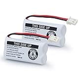 BAOBIAN BT162342 BT262342 Battery Compatible with for BT183342 BT283342 BT166342 BT266342 VTech CS6114 CS6419 CS6719 at&T EL52300 CL80111 Cordless Phone (Pack of 2)
