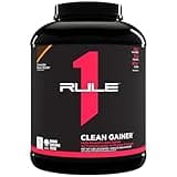 Rule One Proteins, R1 Clean Gainer - High-Protein Lean Gain Formula with 560 Calories, 30g of Full-Spectrum Protein, Over 90g Carbs, Under 6g of Fat (15 Servings, Chocolate Peanut Butter)