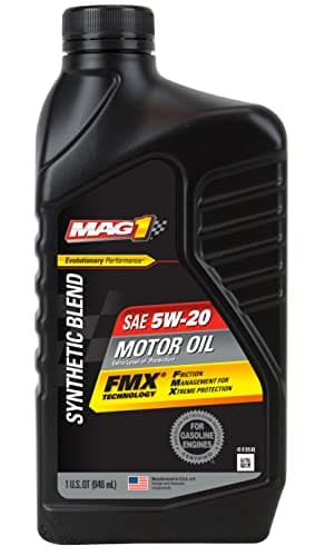 MAG 1 62943 Synthetic Blend SAE 5W-20 Motor Oil - 1 Quart