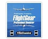 FlightGear Flight Simulator 2023 X on USB | Flight Sim Plane & Helicopter Professional Simulator Including 600 Aircraft, 20,000 Real World Airports Compatible with Microsoft Windows 11 10 8 7 Vista PC