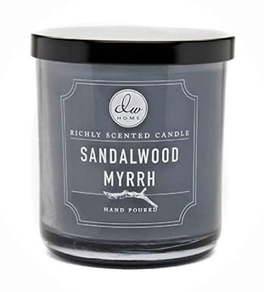 Dw Home Sandalwood Myrrh Richly Scented Candle Single Wick Hand Poured 4 Oz