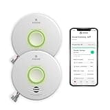 Kidde Smart Smoke & Carbon Monoxide Detector, WiFi, Alexa Compatible Device, Hardwired w/Battery Backup, Voice & App Alerts, 2 Pack