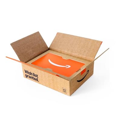 Amazon Physical Gift Card in a Mini Box - Wish List Granted