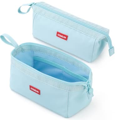 CICIMELON Pencil Case Large Capacity Pencil Pouch Pen Bag for School Teen Girl Boy Men Women (Blue)