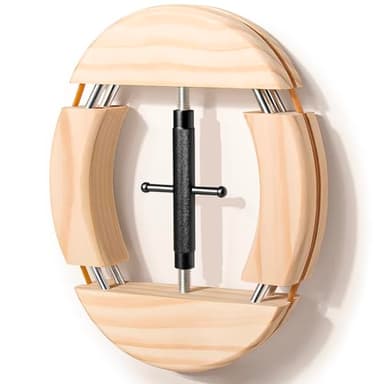 4 Way Hat Stretcher, Upgraded Wooden Hat Stretchers for Fitted Hats, Stretched Size 6 7/8 to 8 1/2, Hats Stretcher Fits All Kind of Caps - Lever Principle, Extender Widener for Baseball Cowboy Caps