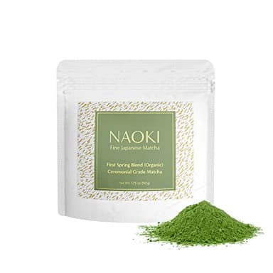 Naoki Matcha Organic Ceremonial First Spring Blend – Authentic Japanese First Harvest Ceremonial Grade Matcha Green Tea Powder from Kagoshima, Japan (50g / 1.75oz)