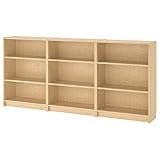 Ikea BILLY bookcase, 240x28x106 cm, birch veneer