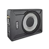 DANOM Slim Active Subwoofer 8" 100 W - Under-Seat Powered Subwoofer Compact Car Audio Subwoofers for Car/Truck 8 Inch Kit