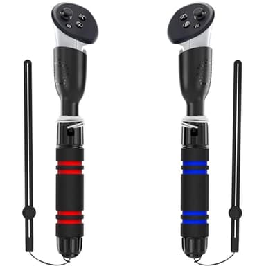 YOGES Gorilla Tag Long Arms Compatible with Meta Quest 3S/ Quest 3/ Oculus Quest 2/ Quest Pro/Rift S Controller, Beat Saber Handle Attachments VR Sticks Dual Extensions Grips for Playing VR Games