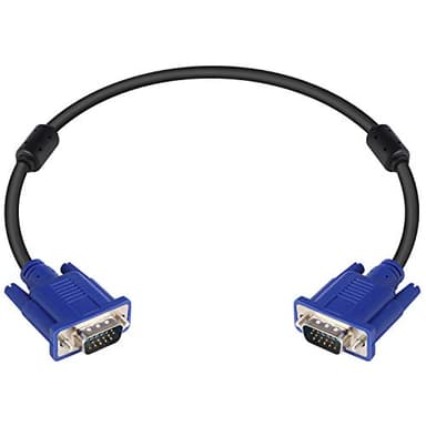 PASOW VGA to VGA Monitor Cable HD15 Male to Male for TV Computer Projector (1.5 Feet)