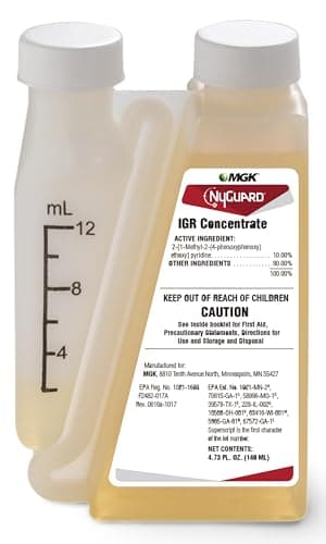 MGK NyGuard® IGR Concentrate | Cockroach, Flea, Ant, Fly and Mosquito Concentrate | Insect Growth Regulator | for Indoor/Outdoor Applications | 140 ML