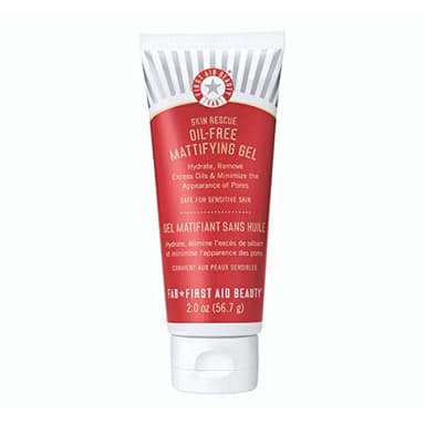 First Aid Beauty Skin Rescue Oil-Free Mattifying Gel, 2 Ounces