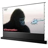 AWOL VISION 120" Motorized ALR Floor Rising Projector Screen for Ultra Short Throw Projector, Floor Stand Screen for Home Theater, 4K/8K Ultra HD, Active 3D, 95% Ambient Light Rejecting-ALR-F220C