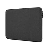 ProElife 13-Inch Laptop Sleeve Case for 2024 MacBook Air 13.6 inch with M3 Chip (A3113) Accessory Traveling Carrying Bag Cover Water-Resistant Simple Case for MacBook Air 13.6'' M3 2024 (Black)