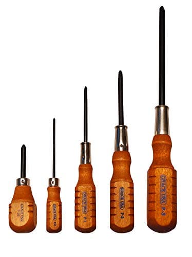 Grace USA - Phillips Screwdriver Set - DP5 - Gunsmithing - Screwdrivers - 5 piece - Gunsmith Tools & Accessories