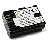 Wasabi Power LP-E6, LP-E6N Battery for Canon EOS 5D Mark II/III/IV, 5DS, 5DS R, 6D, 6D Mark II, 7D, 7D Mark II, 70D, 80D, 90D, R, R5, R6, Ra, XC10, XC15, BMPCC 4K, BMPCC 6K