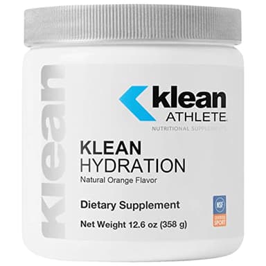 Klean Athlete Klean Hydration | Electrolyte Replacement Formula to Hydrate, Maintain Electrolyte Balance, and Rehydrate During Physical Activity | 12.6 Ounces | Natural Orange Flavor