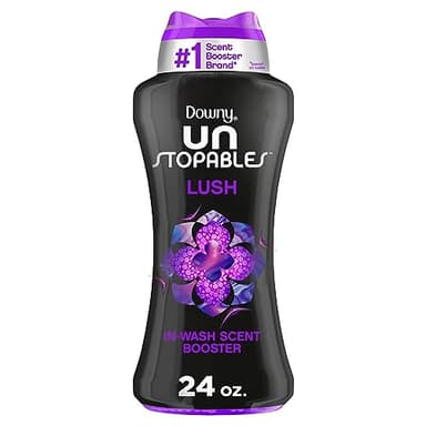 Downy Unstopables In Wash Scent Booster Beads, Lush Scent, 24 oz, Laundry Beads for Odor Protection, Downy Scent Booster Beads, Laundry Scent Boosters