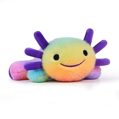 DYBFONO Axolotl Plush Toy,Soft Cute Axolotl Stuffed Cotton Plush Pillow Kawaii Salamander Animal for Boys Girls Kids Gift.(Mixed Purple)