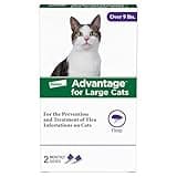 Advantage Topical Cat Flea Treatment and Prevention for Large Cats Over 9 lbs. | Apply Flea Drops Monthly | 2 Treatments