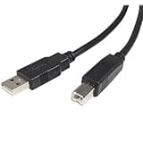StarTech.com 6 ft. (1.8 m) USB Printer Cable - USB 2.0 A to B - Printer Cable - Black - USB A to B (USB2HAB6)