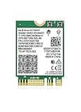 WiFi 6E Wireless Card Intel AX210 NGW Bluetooth 5.3 Tri-Band 5400Mbps Network Adapter for Laptop Support Windows 10/11 (64bit) M.2/NGFF
