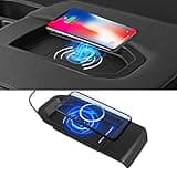 Xipoo Wireless Charging Tray Compatible with Chevy Silverado 2022-2024 Car Wireless Charger Pad Replacement for 2022-2024 GMC Sierra 1500 2500HD 3500HD Accessories (Fit Jump Seat, 2022-2024)