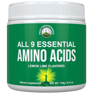 All 9 Essential Amino Acids Powder. Pre + During + Post Workout with EAAs + BCAAs for Energy, Muscle Growth, and Recovery. Non-GMO BCAA and EAA Powders for Men + Women. 3rd Party Tested. Lemon Lime