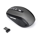 Wireless Mouse with USB Receiver, 2.4G Gaming Mouse Cordless Mouse for Laptop, PC, Desktop, Work from Home Essentials, Portable Computer Mouse Wireless, Ergonomic Computer Mouse #B