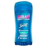 Secret Outlast Antiperspirant Deodorant for Women, Sweat & Odor Protection, PH Balancing Minerals, Clear Gel, Unscented, 2.6 oz