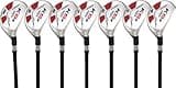 Majek Senior Men’s Golf All Hybrid Complete Full Set, which Includes: #4, 5, 6, 7, 8, 9, PW Senior Flex Right Handed New Utility “A” Flex Club